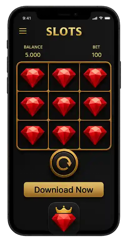 Ruby Fortune mobile app interface on smartphone for Canadian players